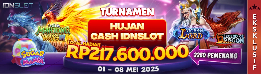 Turnamen Hujan Cash IDNSLOT 2025